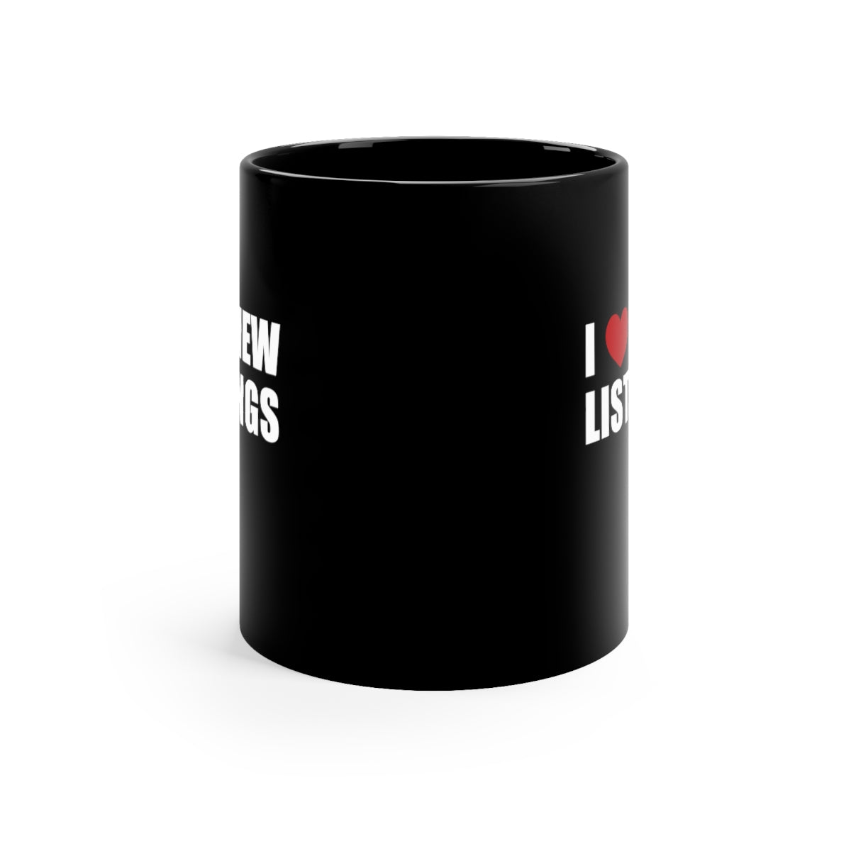 I Love New Listings Classic 11oz Black Coffee Mug