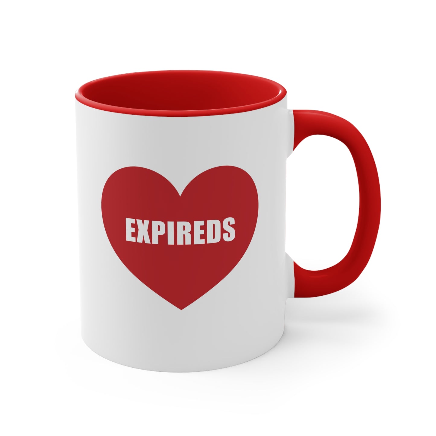 I Heart Expireds Red 11oz Accent Coffee Mug