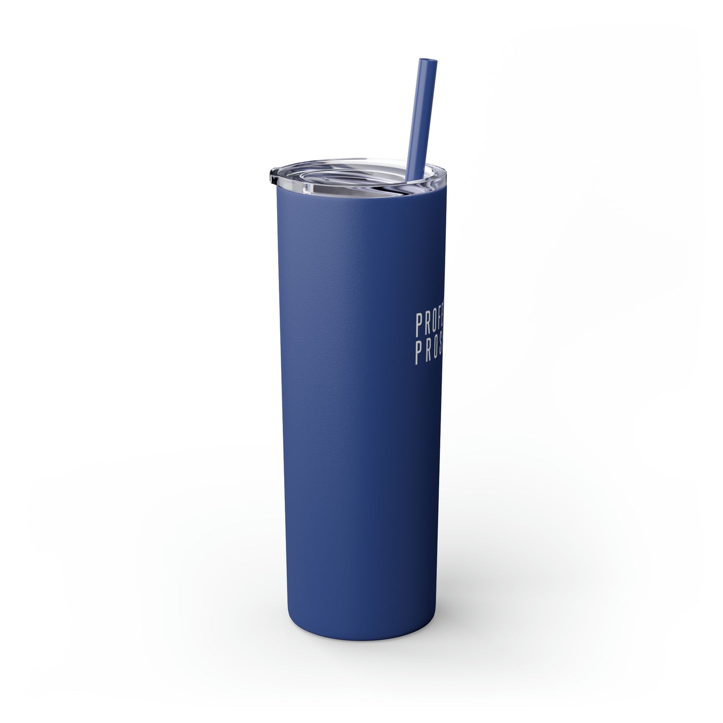 Professional Prospector Skinny Tumbler with Straw, 20oz