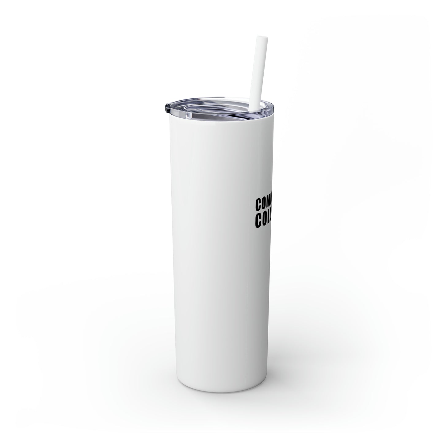 Commission Collector Skinny Tumbler with Straw, 20oz