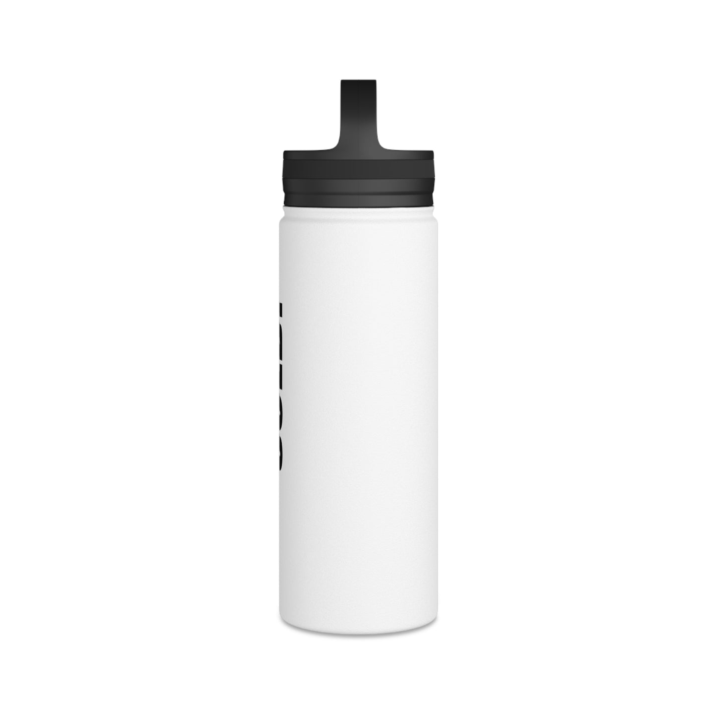 SOLD! Billboard Style Stainless Steel Water Bottle, Handle Lid