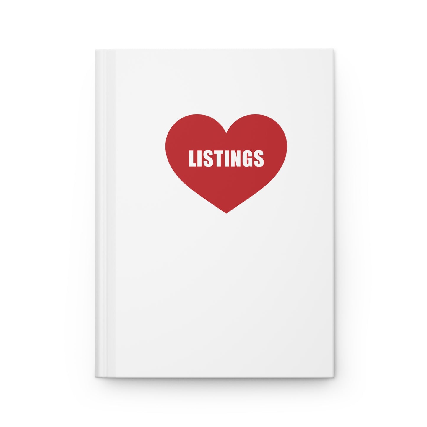 Listing Love Hardcover Journal Matte