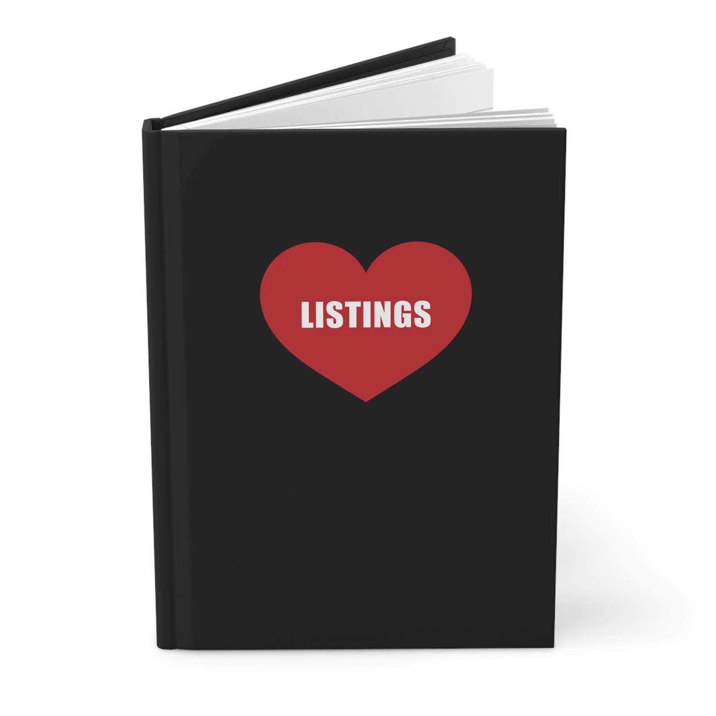 Listing Love Hardcover Journal Matte