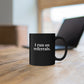 I run on referrals Classic 11oz Black Coffee Mug