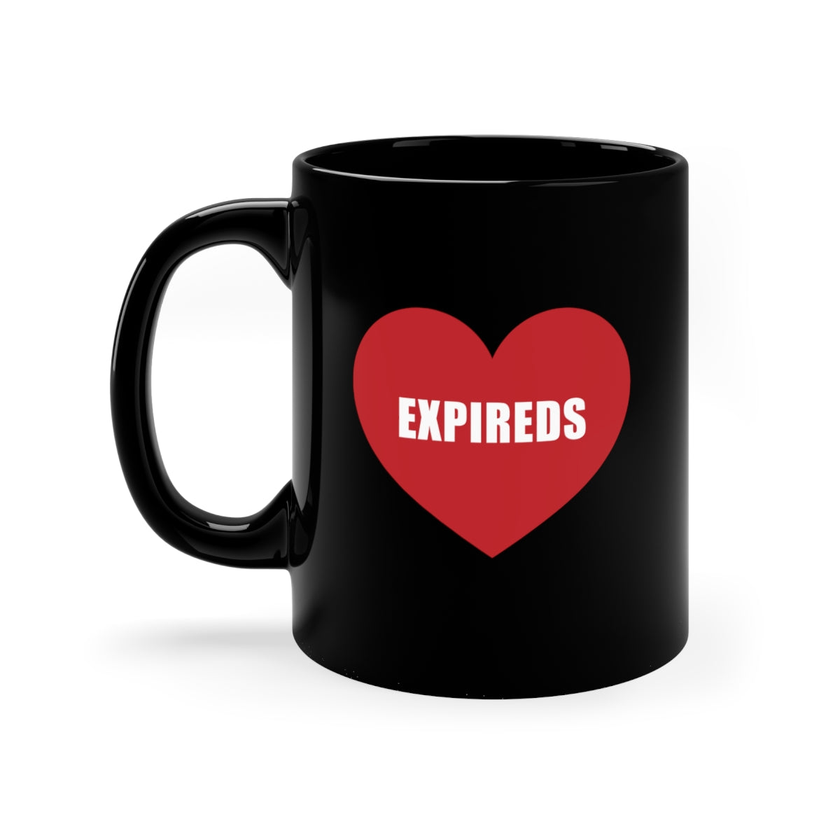 I Heart Expireds Classic 11oz Black Coffee Mug