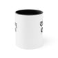 Closing Queen 11oz White with Black Accent Coffee Mug
