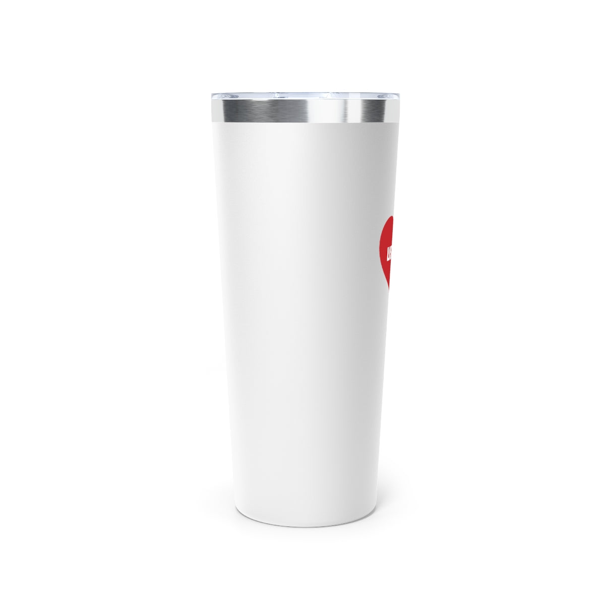 Listing Love Copper Vacuum Insulated Tumbler, 22oz White