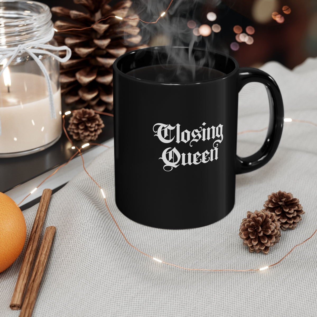 Closing Queen Classic 11oz Black Mug