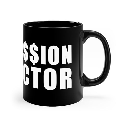 Commission Collector Billboard Style 11oz Black Coffee Mug