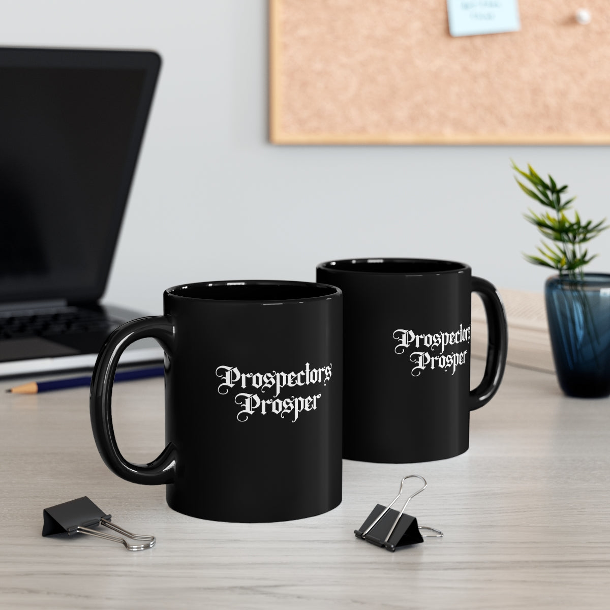 Prospectors Prosper Classic  11oz Black Mug