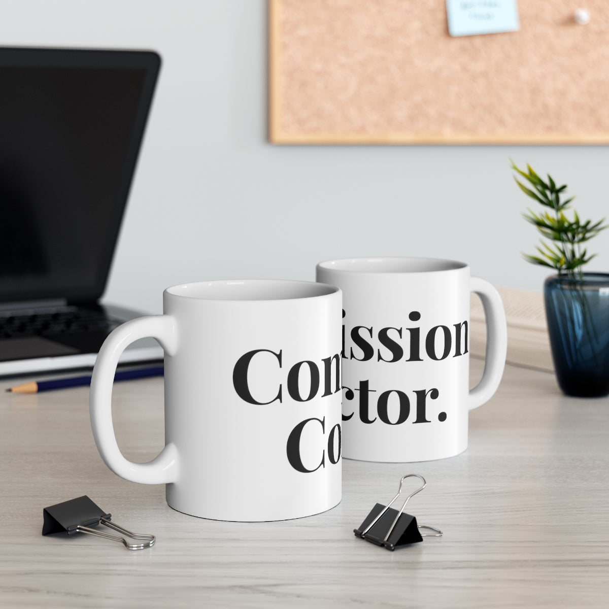 Commission Collector Oversized Print, 11oz White Coffee Mug