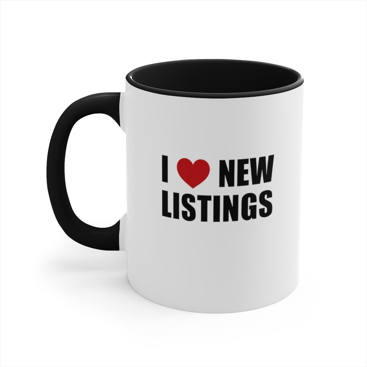 I Love New Listings Accent Coffee Mug, 11oz