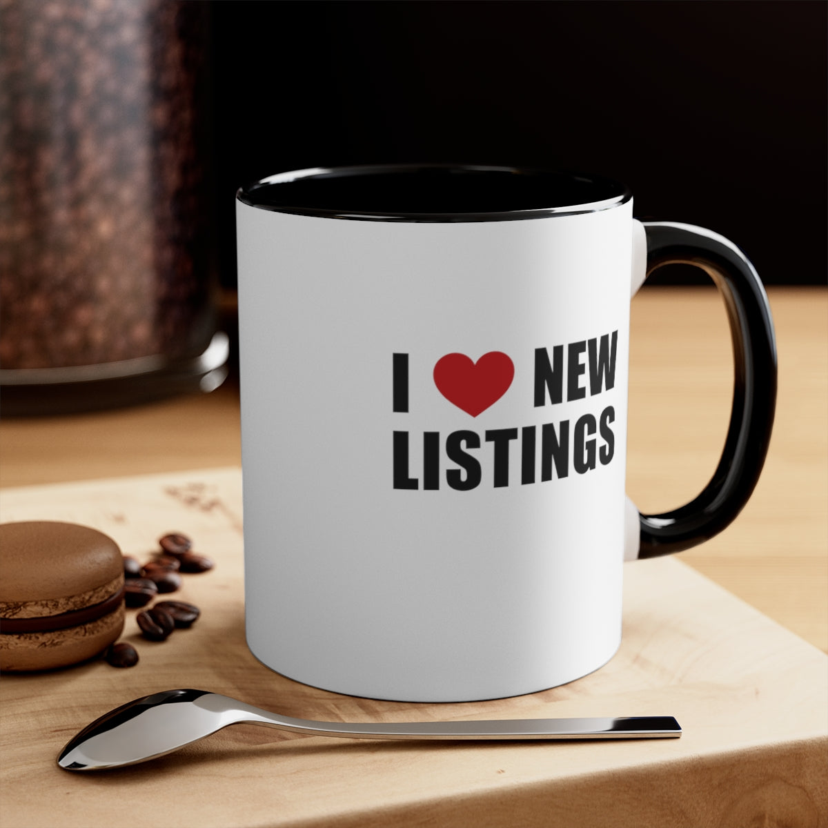 I Love New Listings Accent Coffee Mug, 11oz