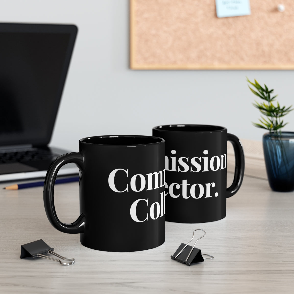 Commission Collector Oversized Print, 11oz Black Coffee Mug