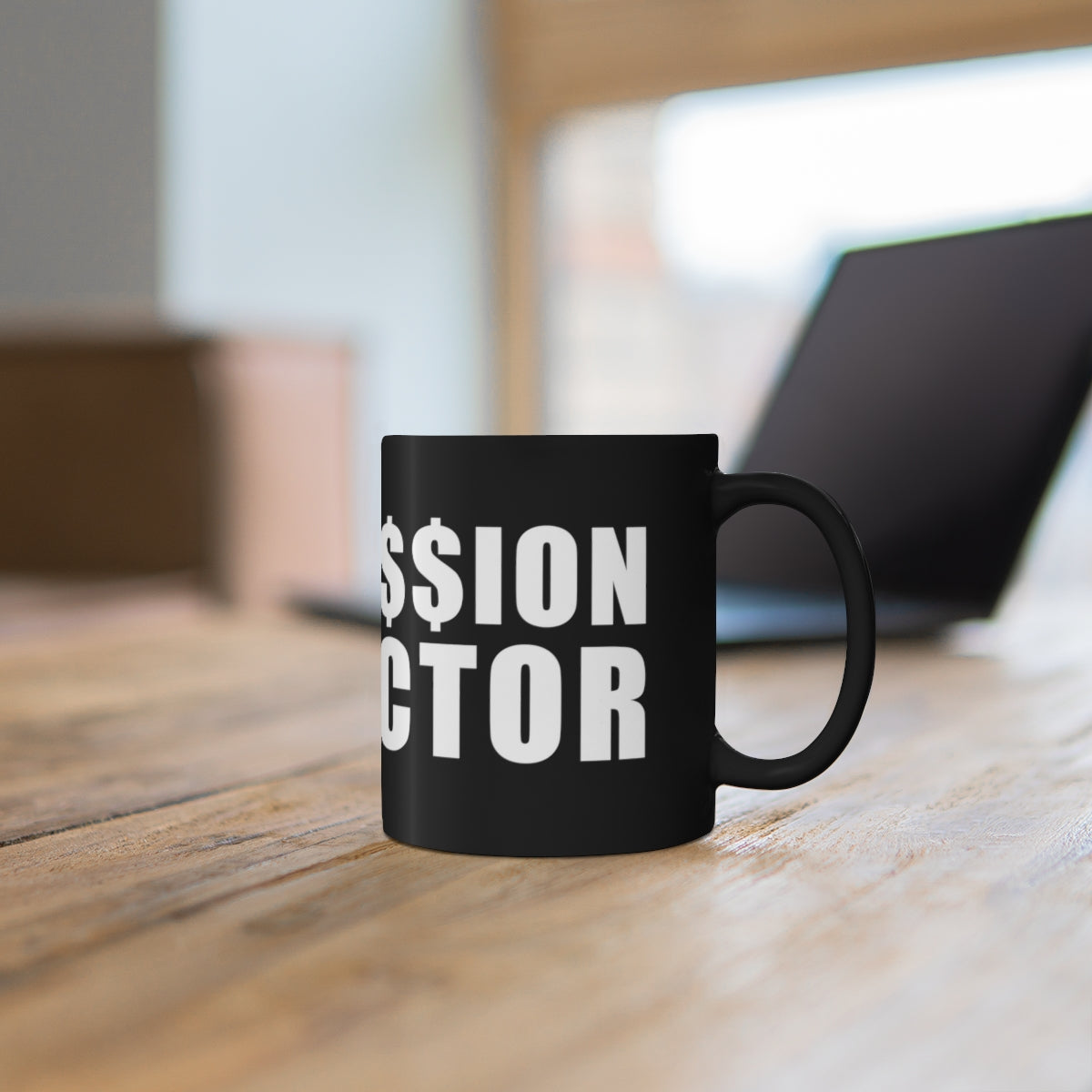 Commission Collector Billboard Style 11oz Black Coffee Mug