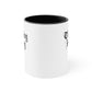 Closing King 11oz White with Black Accent Coffee Mug