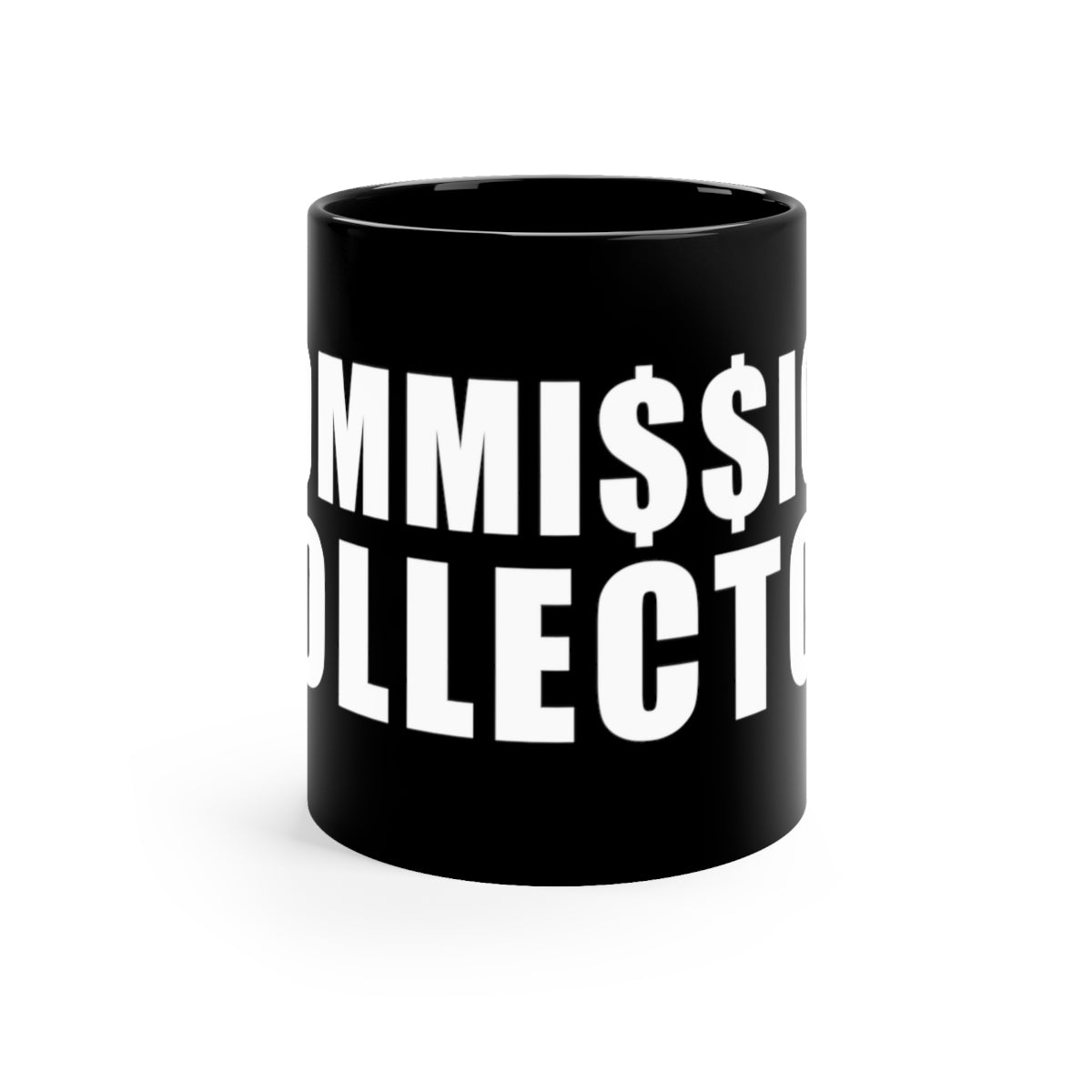 Commission Collector Billboard Style 11oz Black Coffee Mug