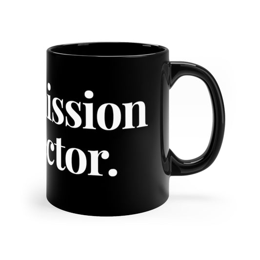 Commission Collector Oversized Print, 11oz Black Coffee Mug